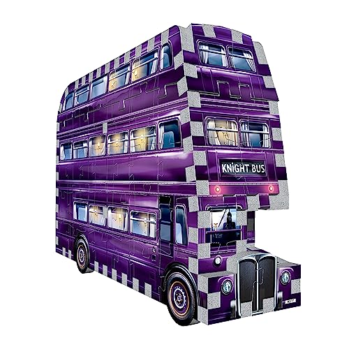 Wrebbit3D | Harry Potter: Mini Knight Bus (130pc) | 3D Puzzle | Ages 12+