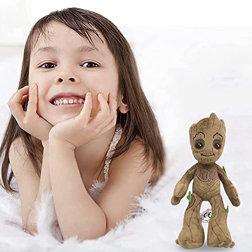 FISAPBXC Groot Soft Plush Toy Cute Groot Plush Doll Soft Stuffed Collectable Birthday Christmas Toys Gifts Home Decoration Suitable for Boys Girls Kids 22cm