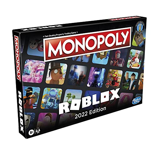 Monopoly: Roblox 2022 Edition Game, Monopoly Board Game, Buy, Sell, Trade Popular Roblox Experiences