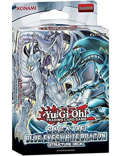 YU-GI-OH! 11887 Saga of Blue Eyes White Dragon Structure Deck, Multi, for ages 6+