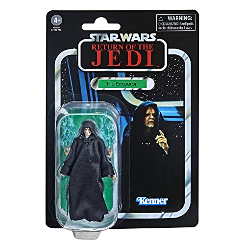 Star Wars Hasbro The Vintage Collection The Emperor Toy, 9.5 cm-Scale Return of the Jedi Action Figure, Toys for Kids Ages 4 and Up