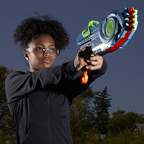 Nerf Elite 2.0 Flipshots Flip-8 Blaster, 8 Dart Barrels Flip to Double Your Firepower, 8-Dart Capacity, 8 Nerf Darts, F2549