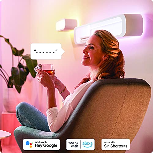 WiZ Colour Imageo Smart Connected WiFi Ceiling Light Spot Fixture. [1 Spot - Black] App Control for Indoor Home Lighting, Livingroom and Bedroom