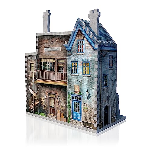 Wrebbit3D | Diagon Alley Collection: Ollivanders & Scribbulus (295pc) | 3D Puzzle | Ages 14+