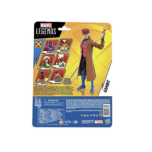 Hasbro Marvel Legends Series Gambit, X-Men ‘97 6" Marvel Legends Action Figures