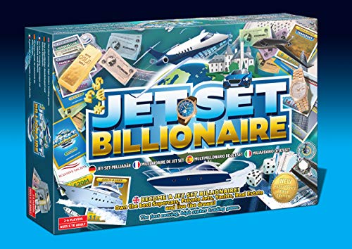 Jet Set Billionaire Board Game By Football Billionaire Board Games | A Trading & Family Strategy Board Game Game as Seen on Dragon's Den