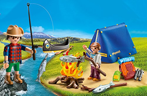 Playmobil 9323 Camping Carry Case, Fun Imaginative Role-Play, PlaySets Suitable for Children Ages 4+