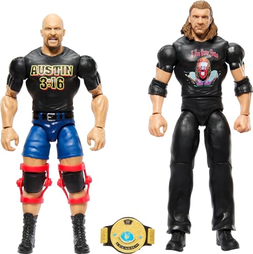 Mattel WWE Championship Showdown Stone Cold Steve Austin & Triple H 2-Pack, HTW03