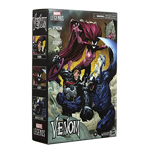 Hasbro Marvel Legends Series Venom Multipack Action Figure 6-inch Scale Collectible Toy, 4 Accessories