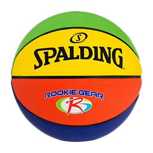 Spalding Rookie Gear Youth Multi Color Indoor/Outdoor Basketball 27.5"
