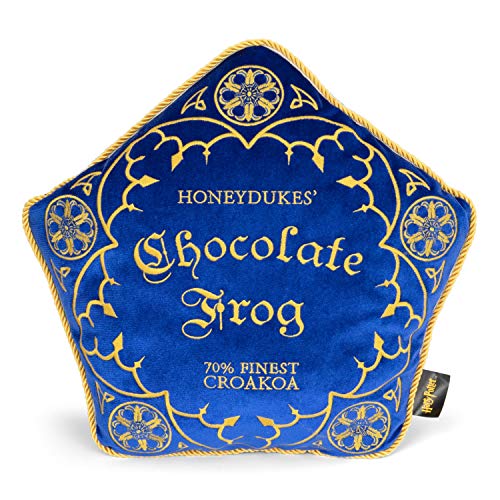 The Noble Collection Chocolate Frog Plush & Pillow Officially Licensed 14in (36cm) Harry Potter Toy Dolls Chocolate Frog Plush - Embroidered Pillow - For Kids & Adults