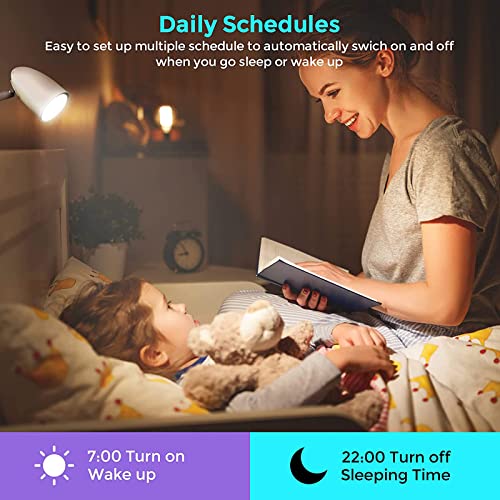 Boxlood GU10 Smart WiFi Light Bulb 4 Pack, Dimmable Spotlight Bulb RGB Cool White & Warm White, Compatible with Alexa and Google Home, Voice/App Control No Hub Required, Timer & Group Control