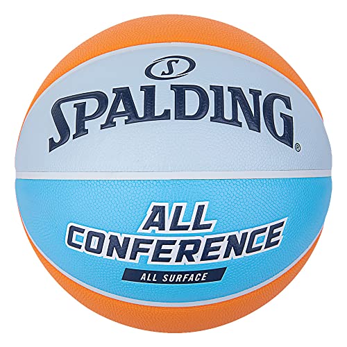 United Sports Unisex - Adult Spalding All Conference Sz7 Ball, Orange/Blue, 7