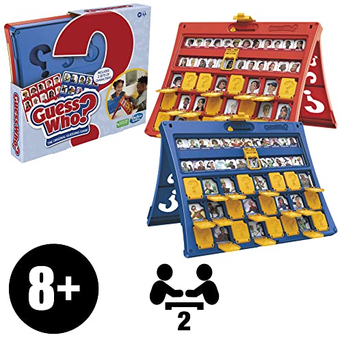 Guess Who? Original Guessing Game, Board Game for Children Aged 6 and Up for 2 Players