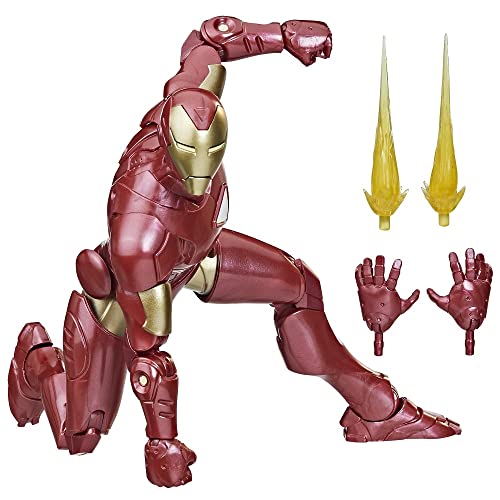 Hasbro Marvel Legends Series: Iron Man (Extremis) Marvel Classic Comic Marvel Legends Action Figure,15 cm,Multicolor,6 inch