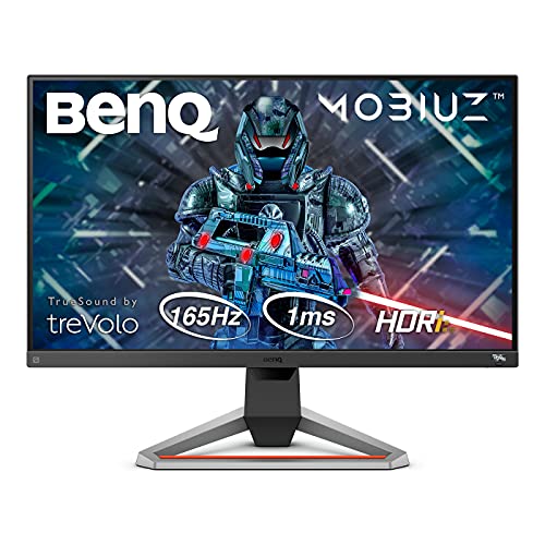 BenQ MOBIUZ EX2710S Gaming Monitor (27 inch, IPS, 165 Hz, 1ms, HDR, FreeSync Premium, 144 Hz compatible)