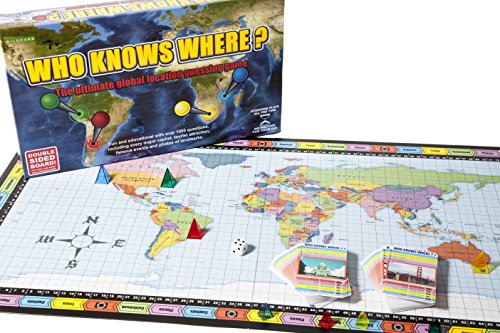 Wild Card Games Who Knows Where? - The Global Location Guessing Family Board Game