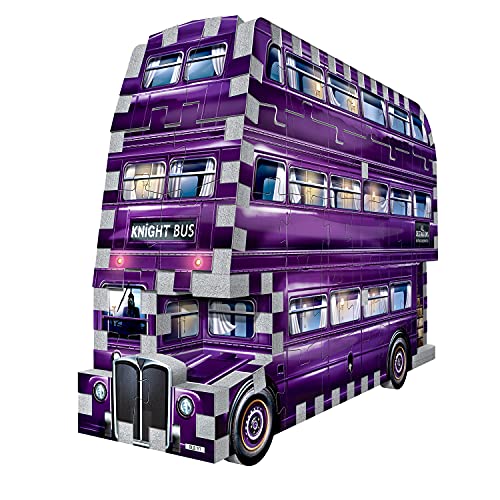 Wrebbit3D | Harry Potter: Mini Knight Bus (130pc) | 3D Puzzle | Ages 12+