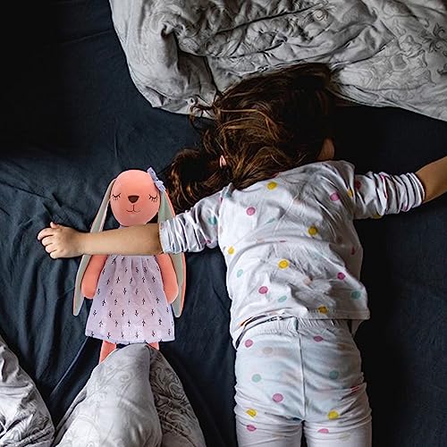 Simmpu Cute Rabbit Plush Toy,Creative Kawaii Rabbit Toys,Bunny with Beautiful Skirt,Long Ear Rabbits Soft Plush Muppet,Big Eared Bunny Stuffed Doll, for Girl Kids Birthday Gifts (35cm,Blue)