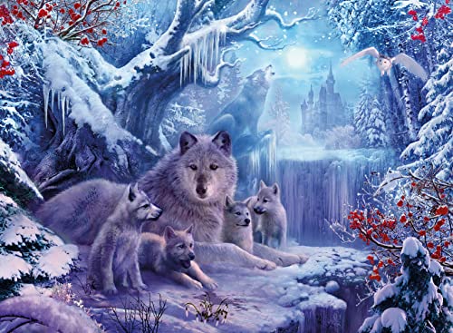 Ravensburger Wolves 2x 500 Piece Jigsaw Puzzles for Adults and Kids Age 10 Years Up [Amazon Exclusive]