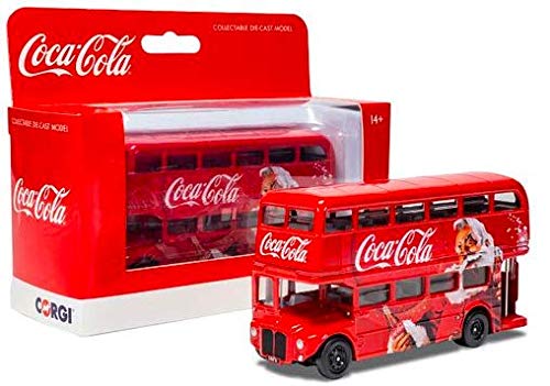 Corgi GS82331 Coca Cola - Christmas London Bus Classic, Red