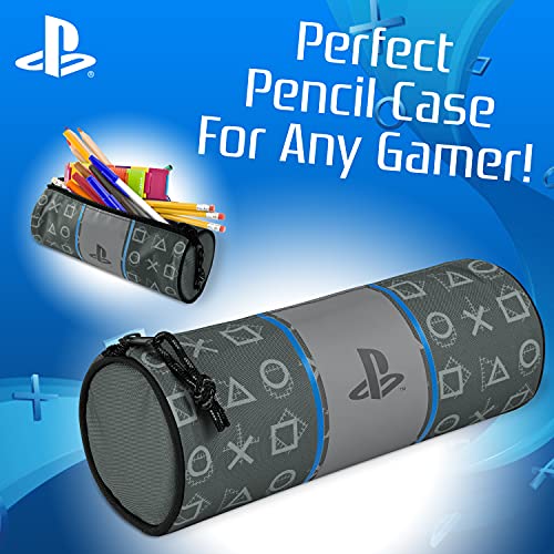 PlayStation Pencil Case, Kids Pencil Case, Boys School Supplies, Gamer Gifts, Grey