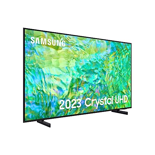 Samsung 75 Inch CU8000 4K UHD Smart TV (2023) - Crystal 4K HDR TV With Alexa Built-In & Gaming Hub, Dynamic Crystal Colour, Object Tracking Sound & HDR Powered By HDR10+, Video Call Apps