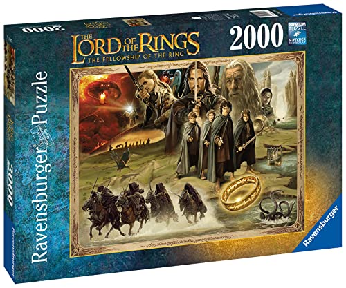 Ravensburger Lord of the Rings Jigsaw Puzzles for Adults and Kids Age 12 Years Up - 2000 Pieces - The Fellowship of the Ring