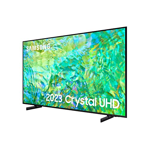 Samsung 85 Inch CU8000 4K UHD Smart TV (2023) - Crystal 4K HDR TV With Alexa Built-In & Gaming Hub, Dynamic Crystal Colour, Object Tracking Sound & HDR Powered By HDR10+, Video Call Apps