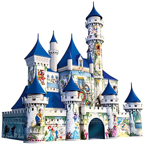 Ravensburger Disney Castle 3D Puzzle for Adults and Children Age 10 Years Up - 216 Pieces + Accessories - No Glue Required