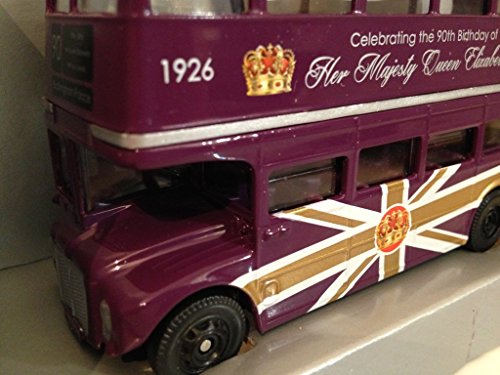 Corgi CC82326 The 90th Birthday of HM Queen Elizabeth II Commemorative Die-Cast Souvenir Classic Routemaster Model