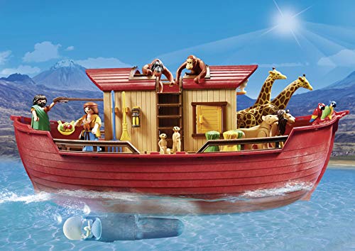 Playmobil 9373 Wild Life Floating Noah's Ark with Functioning Crane