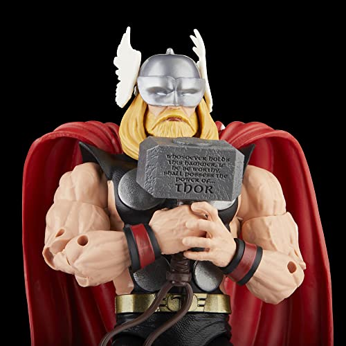 Marvel Hasbro Legends Series Thor vs Destroyer, Avengers 60th Anniversary Collectible 6 Inch Action Figures