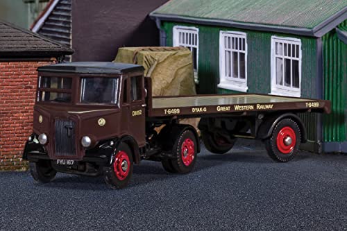 Corgi - Buses DG214005 Thornycroft Nippy Flatbed Trailer - GWR