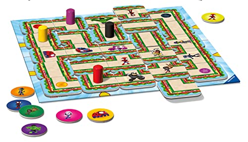 Ravensburger Spiderman and His Amazing Friends Junior Labyrinth - The Moving Maze Family Board Game for Kids Age 4 Years Up [Amazon Exclusive]