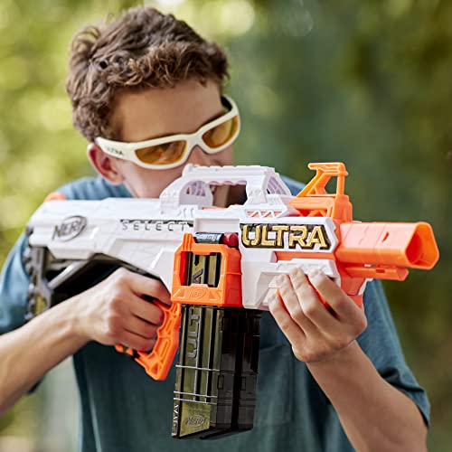 Nerf Ultra Select Fully Motorized Blaster, Fire 2 Ways, Includes Clips and Darts, Compatible Only with Nerf Ultra Darts