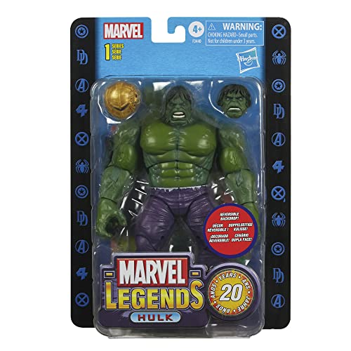 Hasbro Marvel Legends Series 20h Anniversary Series 1 Action Figure 2022 Hulk 20cm