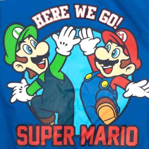 Nintendo Super Mario Bomber Jacket, Mario and Luigi Bomber Jacket, Bros. Blue, 10-12