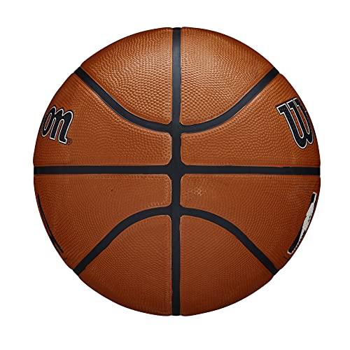 Wilson Basketball, NBA DRV Plus Model, Outdoor, Rubber, Size: 5, Brown