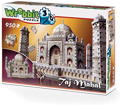 Wrebbit3D | Taj Mahal (950pc) | 3D Puzzle | Ages 8+