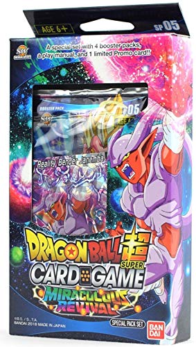 Bandai BCLDBSP1176 Dragon Ball Super Card Game: Special Pack Set-Miraculous Revival