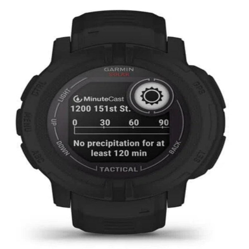 Garmin Instinct 2 SOLAR Tactical Edition, Rugged GPS Smartwatch, Built-in Sports Apps and Health Monitoring, Solar Charging, Dedicated Tactical Features and Ultratough Design Features, Black