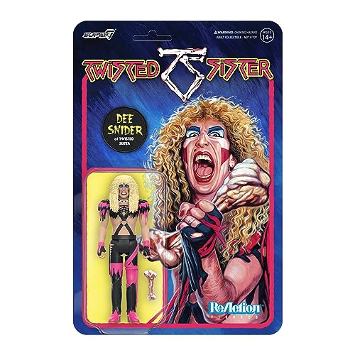 SUPER7 Twisted Sister Dee Snider - 3.75 in Reaction Figure