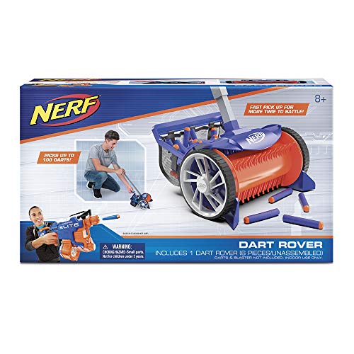 NERF NER0196 Elite Rover Picks Up 100 Darts, Multi-Colour, One, Multicoloured, Standard Size