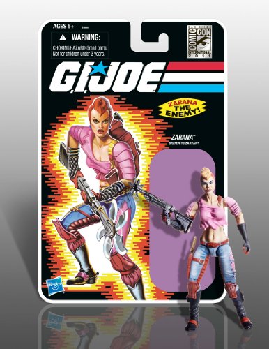 Gi Joe A Real American Hero Hasbro G.I. Joe Sdcc 2011 San Diego Comiccon Exclusive Action Figure Zarana