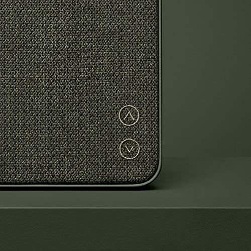 Vifa Oslo Bluetooth Speaker, Portable Wireless Speakers, Compact Rechargeable, Hi-Fi Audio, Xmas Gift, Deep Bass Speaker for Camping Travel, Outdoor Party(Pine Green)