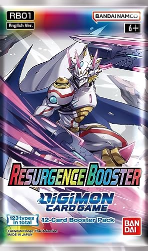 Bandai | Digimon Card Game: Resurgence (RB01) - Booster Display | Trading Card Game | Ages 6+ | 2 Players | 20-30 Minutes Playing Time