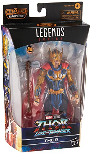 Marvel Hasbro Legends Thor: Love and Thunder Thor Action Figure 15-cm Collectible Toy, 3 Accessories, Multicolor,F1045