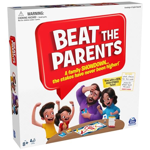 Spin Master Games Beat The Parents Board Game for Families and Kids aged over 8