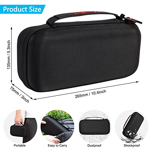 Younik Carrying Case for NS Switch/Switch OLED, Hard Travel Case with Storage Space for 19 Game Cartridges and Other Switch Accessories